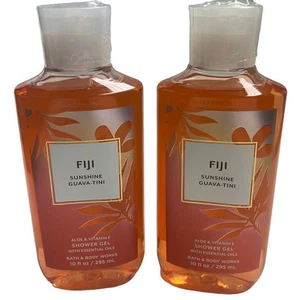 2 x Bath & Body Works FIJI SUNSHINE GUAVA-TINI Aloe & Vitamin E shower gel - Picture 1 of 6