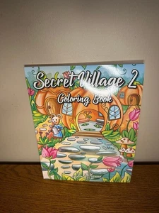 Secret Village 2 Ava Browne adult coloring book NEW - Imagen 1 de 3