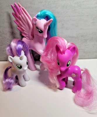 LOT OF 3 Vintage Hasbro My Little Pony MLP G4 Ponies NICE - Image 1 of 3