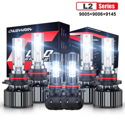 Faros LED + bombillas antiniebla para Toyota Corolla 2005 2006 2007 2008 Foto 1 de 4