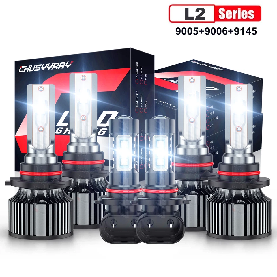 Faros LED + bombillas antiniebla para Toyota Corolla 2005 2006 2007 2008 Foto 1 de 4