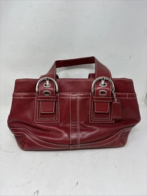 Coach medium F10911 vintage red Y2K Soho leather shoulder bag- 90s, y2k, 2000s - Image 1 of 4