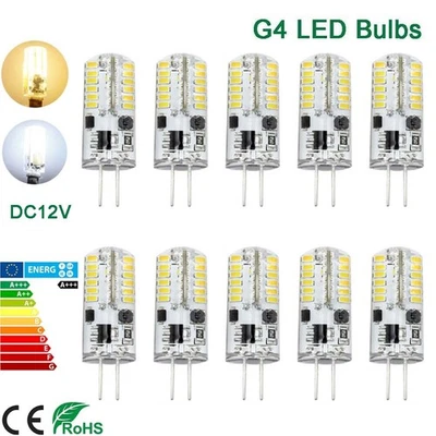 2/5/10 x G4 LED Leuchtmittel kaltweiß warmes Licht 4W SMD3014 Mini Kapsel Lampe DC12V - Bild 1 von 4