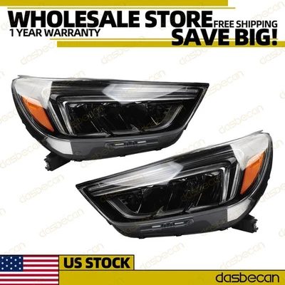 2x Front Driver Passenger LED DRL Headlight Assembly For Buick Encore 2017-2022 - Image 1 of 4