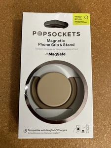 GENUINE POPSOCKETS Magnetic Phone Grip & Stand For MagSafe Latte OPEN NEW! - Picture 1 of 4