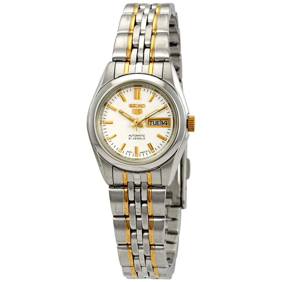Seiko Series 5 Automatic White Dial Ladies Watch SYMA35 - image 1 of 4