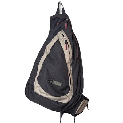 *GUC Y2K REI Exterior Senderismo Inbounds Bandolera Bandolera Bolso Gris/Naranja  Foto 1 de 4