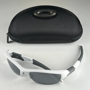 Occhiali da sole sportivi Oakley 03-881 FLAK 63 14 133 montatura bianco/grigio specchiato Technic - Foto 1 di 15