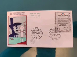 L91 -ENVELOPPE PREMIER JOUR - XX EME ANNIVERSAIRE LIBERATION - 1964. - Imagen 1 de 1