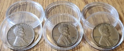 Year End Bonus: 1940, 1941, 1942 RARE Wheat Penny No Mint Mark 3-Penny Set - Image 1 of 2