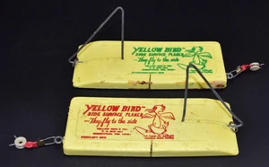 Pialla per superficie laterale uccellino giallo vintage (lotto di 2) destra e sinistra - Foto 1 di 6