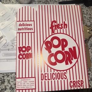 250 Pack Paper Popcorn Boxes, Close-Top Popcorn Containers Cups Bucket for Mo... - Picture 1 of 6