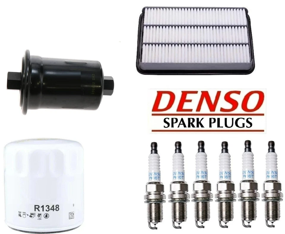 Kit de puesta a punto y filtro de combustible para Toyota T100 1995-1998 V6 3,4 L 5VZ-FE DENSO Foto 1 de 4
