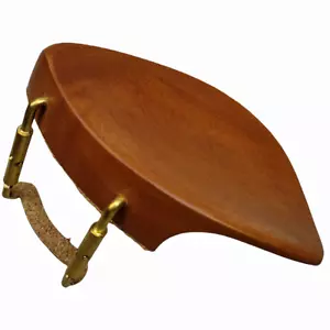 1 pz mensola per violino stile inglese taglia intera legno giuggiola poggia mento 4/4 - Foto 1 di 4