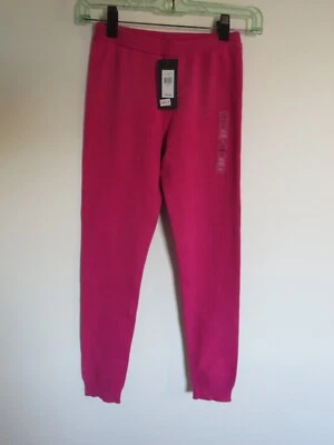 Jegging de malha nova com etiquetas Tommy Hilfiger adolescente rosa escuro mistura de algodão algemado tamanho G (12-14) - Imagem 1 de 4