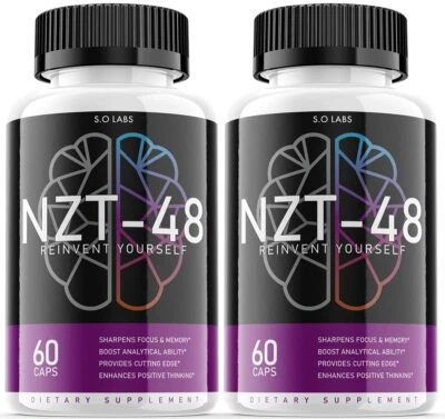 Suplemento nootrópico 2-NZT-48 BrainBooster, foco, memória, função, clareza - Imagem 1 de 3