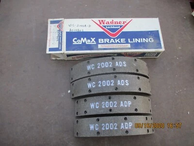 Forros de freno Ford 1956-1959.  Thunderbird 1956. Camión Ford 1959-1963 Foto 1 de 3