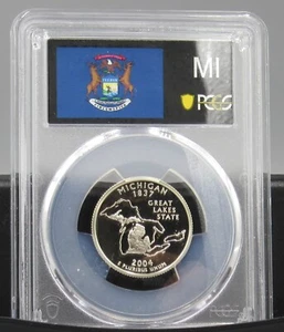 2004 S Michigan Silver PCGS PR 70 DCAM - Picture 1 of 2