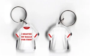 HARLEY QUINN t-shirt keyring Birds of Prey, Suicide Squad, joker, batman - Picture 1 of 8