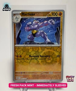 Machoke 067/165 Reverse Holo Pokemon TCG: 151 Karten Pokémon MINT HEUTE VERSAND - Bild 1 von 2