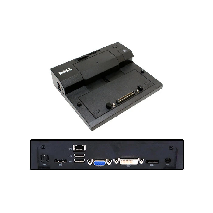 Dell E-Port PR03X bzw. K07A Latitude und Precision Docking Station USB 2.0 5x - Bild 1 von 1