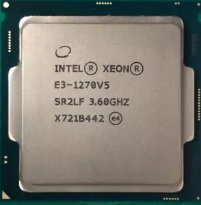 Intel Xeon E3-1270 V5 LGA1151 3.60GHz 4C/8T 8MB 80W CPU Processor - Picture 1 of 1