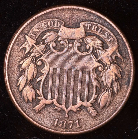 1871 2 CENT Cover