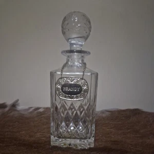 Vintage Crystal Brandy Decanter - Picture 1 of 9