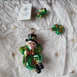 CHRISTOPHER RADKO "LUCKY O'LEARY" LEPRECHAUN CHRISTMAS ORNAMENT - Picture 1 of 2