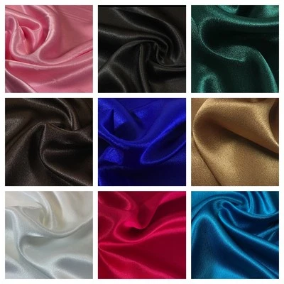 £5.99 Bridesmaids and Bridal Silky smooth crepe back liquid Satin 44" M87 Mtex - Image 1 of 2
