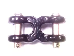 (6) Double HH 3/8" Double Clevis / Mid-Link - High Test - FREE SHIPPING in USA. - Picture 1 of 1