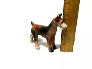 VTG Irish Terrier Schnauzer Dog Figurine Made in Japan Mid Century 4" tall 60's - Picture 1 of 5
