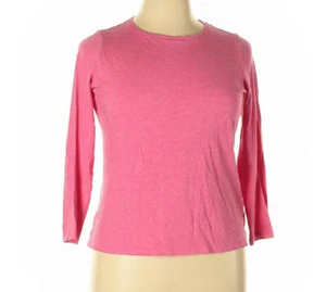Talbots Rosa Talla X Petite Mujer Top 36' Pecho 23 Largo 20 Manga Algodón Rayón - Imagen 1 de 6