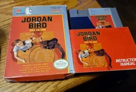 Jordan vs Bird One-On-One Nintendo Entertainment Game 1989 Auth Working NES CIB