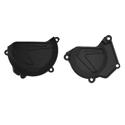 Kit protector de embrague y cubierta de encendido Polisport negro Yamaha YZ 250 2005-2024 Foto 1 de 4