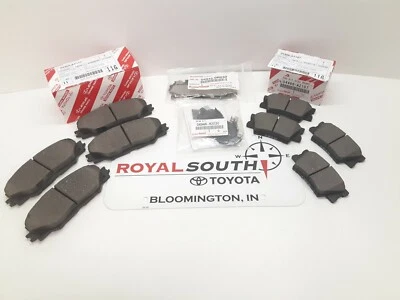 Juego de pastillas y cuñas de freno delanteras y traseras originales OEM Toyota Rav4 2006-2012 Foto 1 de 4