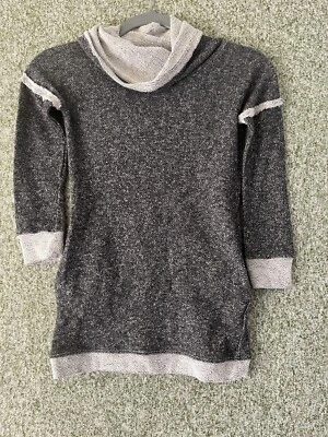 Suéter Pomelo Mujer Extra Pequeño Negro Beige Ajustado Capucha Cuello Manga 3/4 Informal Foto 1 de 4