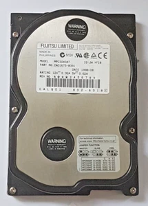 4.3 GB Ide Fujitsu MPC3043AT P-Ata 5400rpm 512KB HDD 3,5 " Internal Hard Drive - Picture 1 of 1