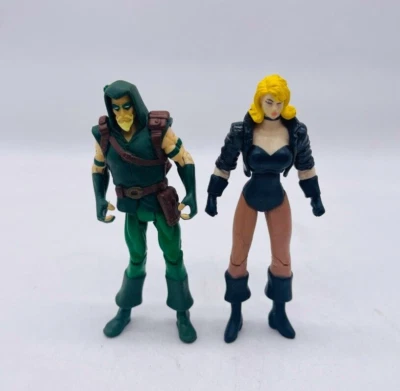 Green arrow &Black Canary DC Universe Infinite Heroes 3.75" Loose Lot JLU - Image 1 of 4