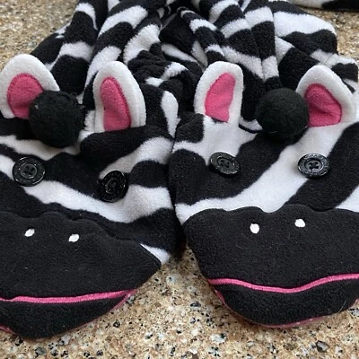 Одежда для сна унисекс зебра для взрослых 1 шт. на ножках размер Small от Nick & Nora - Изображение 1 из 4