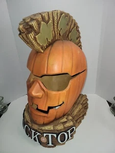 Giant Shock Top Laughing Lighted Pumpkin Bar Display Halloween Beer RARE!! - Picture 1 of 5