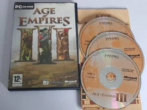 Age Of Empires III 3 PC CD ROM Strategy Game Microsoft Worldwide Post! 2005 - Picture 1 of 4