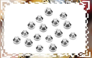 SET MIT 15 GLATTEN KREISELPERLEN * 4,4 mm MASSIV 925 SILBER *.Ref:DIVOL4 - Bild 1 von 1