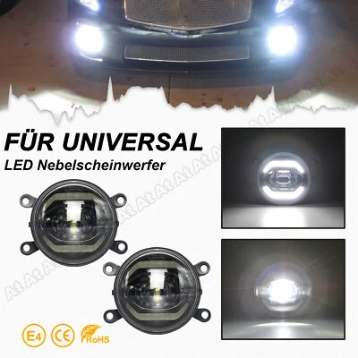 90mm LED Nebelscheinwerfer Tagfahrlicht für Ford Audi Opel Land Rover VW Citroen - Bild 1 von 4