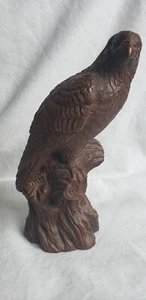 Red Mill zerkleinerte Pekannüsse Muschel Falke Figur 6" groß # E - Bild 1 von 7