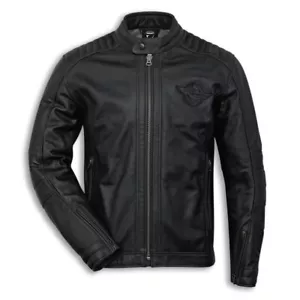 Ducati Heritage C2 Men's Leather Motorcycle Jacket by Spidi, 981046654 UK44 EU54 - Picture 1 of 3