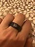 Vintage Black Rhodium Stainless Steel Size 9 Men's Free Mason Ring - Image 1 of 4