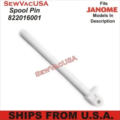 Pin de carrete Janome #822016001 para HD3000, MC4800, MC4900, MC5500, MC6000, MC6500P Foto 1 de 3
