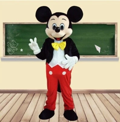 Disfraz de mascota realista de Mickey Mouse tamaño adulto disfraces de Halloween Foto 1 de 3