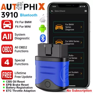 For BMW Car ABS SRS EPB CBS Code Reader OBD2 Scanner All Systems Diagnostic Tool - Picture 1 of 13